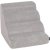 Flamingo Stairs Meg Grey 42x50x36cm trappa hundtrappa hjälp grå mjuk elegant inredning