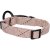 Valphalsband Puppy Dolly taupe beige grå greige mullvadsfärgat beigegrå flamingo halsband valp hundhalsband nylon reflex justerb