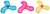 Flytande bumerang-frisbee Missy 22 cm, blandade färger