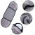 hundhandduk handtag handfickor tassar rya mikrofiber grå pälsvård hund katt hundbad hunddusch