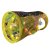KONG Play Spaces Rave Cave kattunnel multisensorisk musik lampor rejv kattleksak gul tunnel lek katt