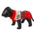 Jultröja Xmas Dog Pullover Snowflake Röd, flera storlekar