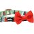 nobby XMAS Collar Bow Tie julhalsband med fluga grön röd hundhalsband festligt juligt hundtillbehör jul rosett halsband hund jul