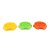Petcare Active Canis Dog bowl with slow feeder aktiveringsskål gul grön orange plast hundskål med mönster äta långsamt slowfeeds
