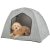 trixie jonna vital koja manchester plysch stort tält ortopedisk hundkoja ljusgrå manchesterplysch memory foam koja för hund 55x5