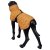 rukka bubble coat honey gul saffransgul fodrad vintertäcke hundtäcke bubbligt duntäcke hund sportigt modernt gul svart