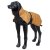 rukka bubble coat honey gul saffransgul fodrad vintertäcke hundtäcke bubbligt duntäcke hund sportigt modernt gul svart