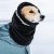 Rukka Pets Plush Tube Scarf black hundhalsduk svart reflex halsduk hund vinter scarf värmande hundtillbehör skydd för hundens ör