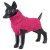 rukka wooly knitwear rosa pink hundtröja stickad hemstickad stil flätstickad myströja varm ullblandning ulltröja