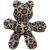 Trixie Björn Leo m kattmynta, 12 cm kattleksak leopardmönster beige brun