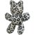 Trixie Björn Leo m kattmynta, 12 cm kattleksak leopardmönster beige brun