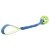 hundleksak dragleksak bungee expander polyester boll tpr tugg dragkamp kampleksak turkos limegrön trixie