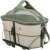Trixie Cykelkorg bak, 33 × 40 × 46 cm, olivgrön beige mjuk polyester nät hundbur cykelbur