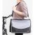 Trixie Cykelkorg front, 41×26×26cm, svart grå, 6 kg transportbur liten hund katt cykelbur