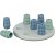Trixie Dog Activity Mini Solitaire, Nivå 1, 20 cm hundspel aktiveringsleksak hundleksak aktiveringsspel ny färg blå grön