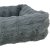 trixie elli hundbädd mörkgrå plysch polyester mjuk hundsäng avtagbart överdrag halkfri flera storlekar 60 cm 80 cm 100 cm 120 cm