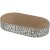Trixie Klösbädd Leo, 63 × 10 × 35 cm, creme klös kattklös leksak katt leopardmönster beige brun wellpapp