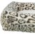 Trixie Leo bädd rektangulär cream, tre storlekar leopard mönster plysch mysig hundbädd beige