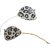 Trixie Möss Leo m kattmynta, 5 cm, 2-pack kattleksak leopardmönster beige brun