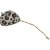 Trixie Möss Leo m kattmynta, 5 cm, 2-pack kattleksak leopardmönster beige brun