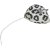 Trixie Möss Leo m kattmynta, 5 cm, 2-pack kattleksak leopardmönster beige brun