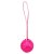 Trixie Soft & Strong boll med rem, TPR, 29 cm, rosa apport gummi pink kasta ögla hundleksak kastleksak dragkamp
