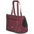 Trixie Transportväska Riva, 26 × 30 × 45 cm, sangria vinröd röd svart bärväska hundväska kattväska transport transportbag smidig