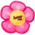 Yeowww! Daisy's Flower Tops kattleksak catnip äkta ekologisk kattmynta blomma blå rosa vit bomull plysch prasseltyg