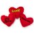 Yeowww! Hearrrt Attack 11 cm the hearts yeowww catnip äkta ekologisk kattmynta kattleksak hjärta plysch röd gul svart bomull