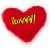 Yeowww! Hearrrt Attack 11 cm the hearts yeowww catnip äkta ekologisk kattmynta kattleksak hjärta plysch röd gul svart bomull