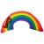 Yeowww! Rainbow 15 cm catnip äkta ekologisk kattmynta regnbåge kattleksak pride röd orange gul grön blå lila bomull kvalitet