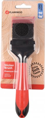 Slickerborste brush Soft Handle 2 in 1 Small