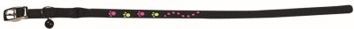Zoom bild av Katthalsband med tassavtryck, osorterade färger Cat Collar With Paw Print Elastic