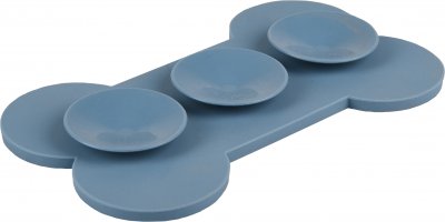 Zoom bild av Lick Pad Yummee Silicone Bone Petrol Medium