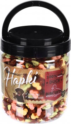 Hapki anklindade hundkex Small Biscuits With Duck 550g