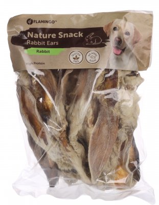 Natursnacks kaninöron med hår Nature Snack Rabbit Ears With Hair 200 g