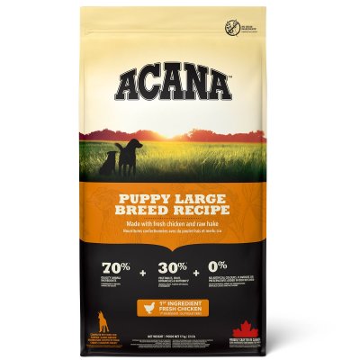 Zoom bild av Acana Puppy Large Breed Recipe valpfoder stor valp hundfoder kyckling flundra