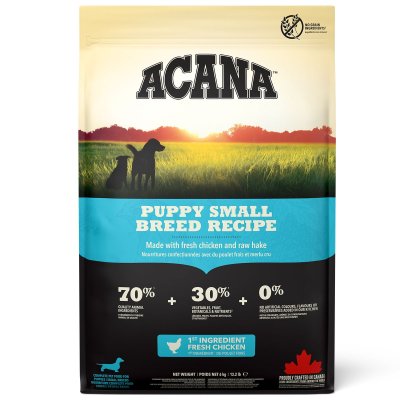 Zoom bild av Acana Puppy Small Breed Recipe valpfoder små raser hundfoder valp kyckling flundra spannmålsfritt liten hund