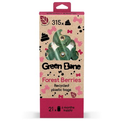 Zoom bild av Bajspåsar Green Bone Forest Berries flerpack