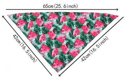 Zoom bild av Bandana, flera somriga mönster