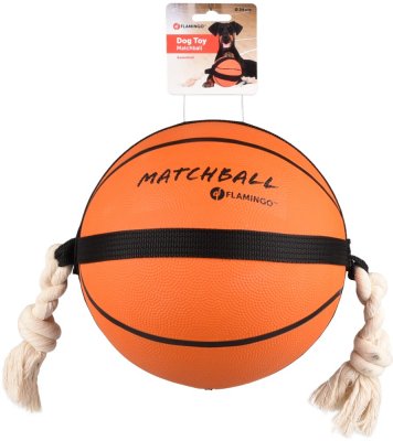 Zoom bild av Basket matchboll med rep, två storlekar