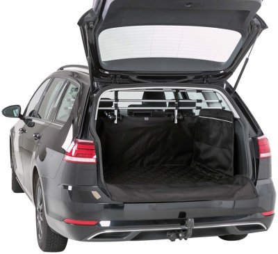 Bilskydd för bagageutrymme, 2.10 × 1.75 m, svart
