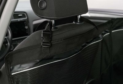 Bilskydd för baksäte, 1.55 × 1.30 m, svart