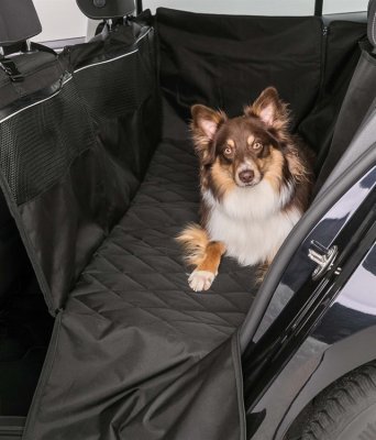 Bilskydd för baksäte, 1.55 × 1.30 m, svart