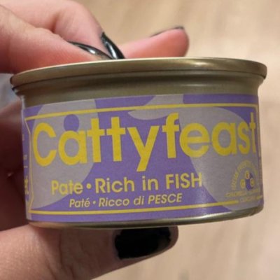 Zoom bild av Cattyfeast Wet Adult Paté Rich in Fish 85g kattfoder våtfoder vuxen katt fisk