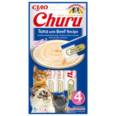 Churu Cat Tuna with Beef Recipe 4st