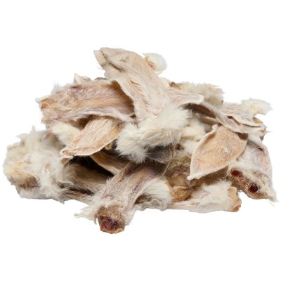 Zoom bild av Companion From the Wild Kaninöron med päls, 100g rabbit ears naturligt hundtugg tandvårdande hundsnacks naturtugg kanin