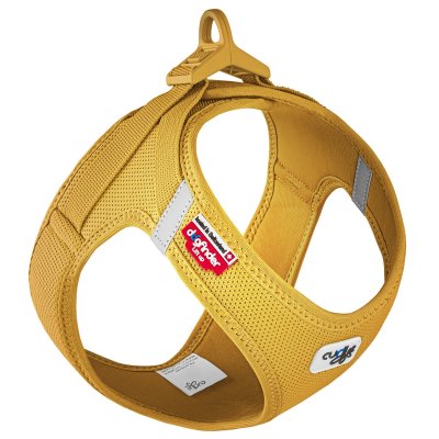 Zoom bild av Curli Vest Sele Clasp Air-Mesh Mango gul hundsele små mellanstora hundar luftig mjuk skön kylande svalkande