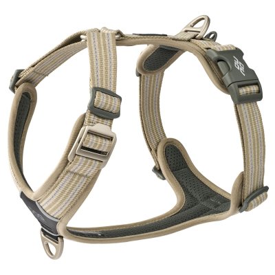 Zoom bild av hundsele sele harness antidragsele design reflex stadig hundkoppel hundhalsband beige desert dune dog copenhagen hundpromenad