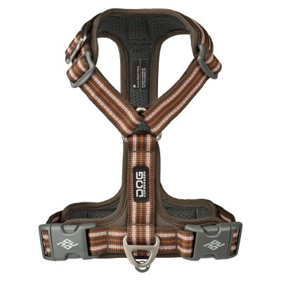 Zoom bild av hundsele sele harness antidragsele design reflex stadig hundkoppel hundhalsband brun mocca dog copenhagen hundpromenad